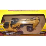 A Hulva 1:14 scale model of a radio control professional excavator