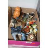 A collection of various bird figures to include Beswick etc