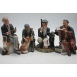 Four Royal Doulton figures - The Gamekeeper, The Master, The Doctor, and The Professor