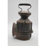 An early 20th century hand held lantern