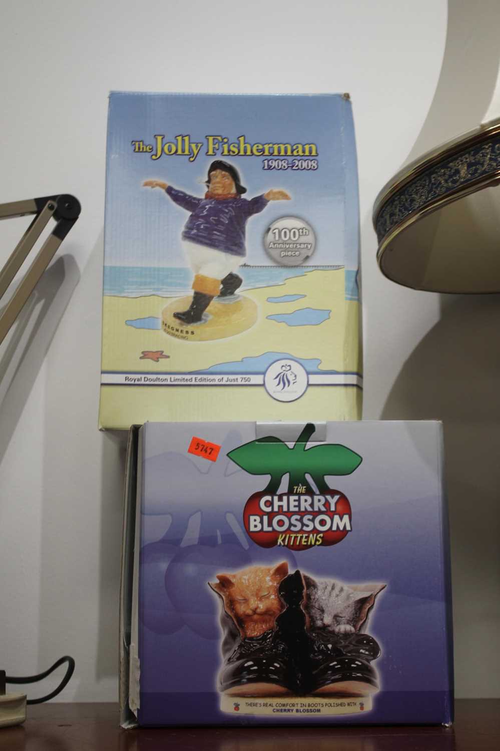 A Royal Doulton limited edition figure The Jolly Fisherman, together with one other Cherry Blossom - Image 3 of 3