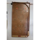 A bagatelle board