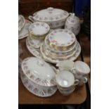 A Mintons part dinner & tea service in the Spring Bouquet patternFirst quality, very little wear