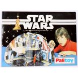 A Palitoy Star Wars Death Star 1979 pocket catalogue showing the range of vehicles and figures