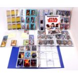 Large collection of various Star Wars, Battlestar Galactica and Sci-Fi Trading Cards by Topps and