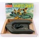 A Pallitoy Action Man boxed assault craft comprising of assault craft with powerboard motor housed