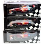 A Minichamps Pauls Model Art 1/18 scale Williams F1 limited edition boxed F1 race car group to