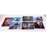 A collection of various signed Star Wars photographs and memorabilia includes a Tina Simmons Rebel