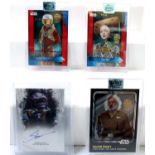 Collection of Topps Star Wars Signature Series and Authentic Autograph Cards, 4 examples to