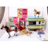 A large collection of various Sindy boxed and loose accessories to include Sindy caravan,