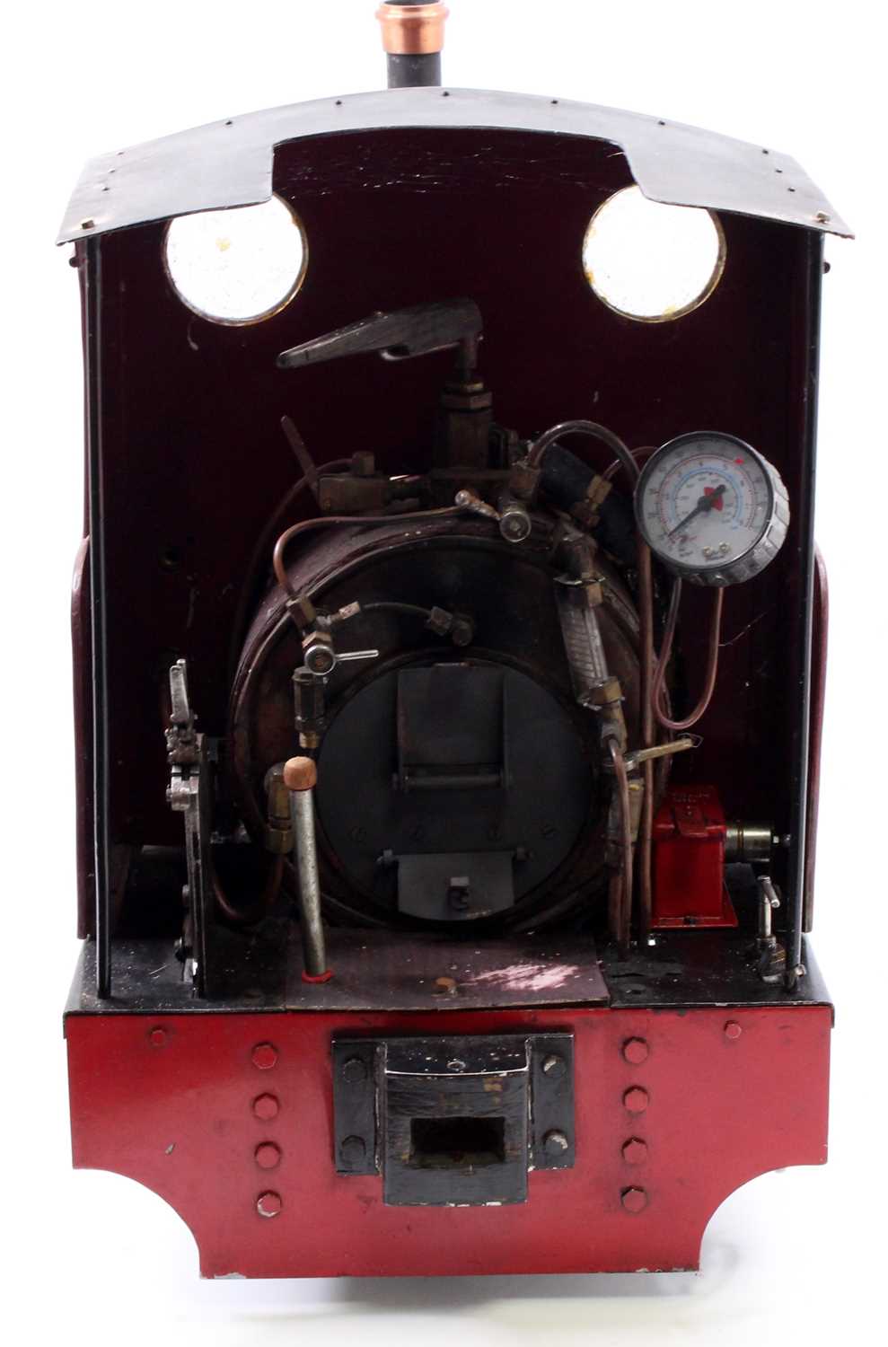 From Maxitrak Designs well-engineered 5" gauge live steam coal fired model of a 0-4-0 Contractors - Image 5 of 8