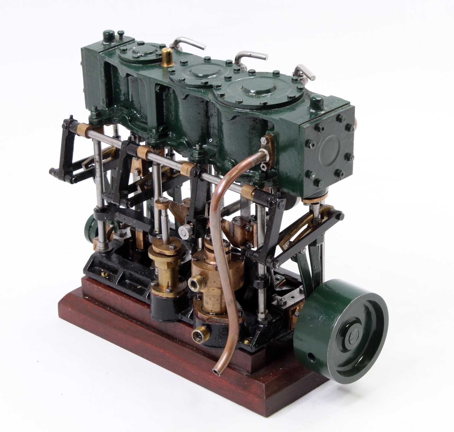 A very well engineered Stuart Turner Triple Expansion Marine Engine, original castings free - Image 2 of 4