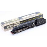 Wrenn W2241 ‘Duchess of Hamilton’ loco & tender, LMS lined black. (E) (BE)