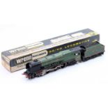 Wrenn W2228 ‘City of Birmingham’ loco & tender, BR lined green. Very small chip near to top of