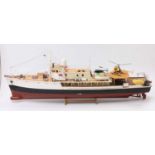 A Billings Boats No. BB560 1/45 scale Calypso, ocean research vessel, comprising of GRP hull with
