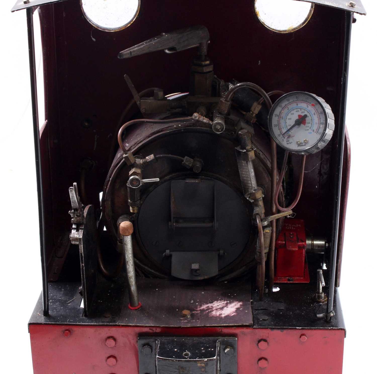 From Maxitrak Designs well-engineered 5" gauge live steam coal fired model of a 0-4-0 Contractors - Image 3 of 8