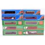 One tray of ten Berliner Bahnen TT gauge boxed steam outline and diesel locomotives to include a