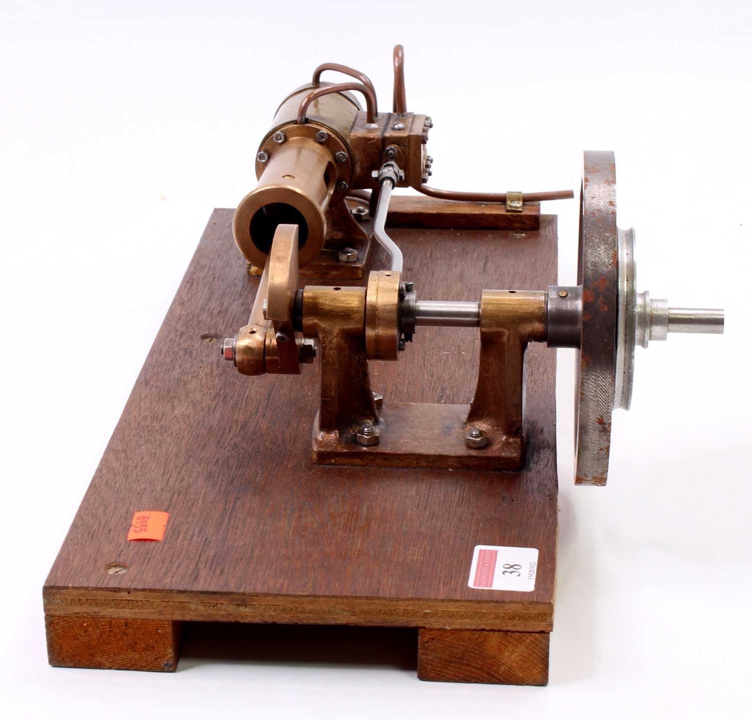 Scratchbuilt stationary horizontal mill engine, comprising single cylinder, fitted with slip - Image 2 of 4