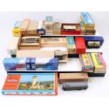 One box containing a collection of mixed H0 scale continental outline passenger stock and rolling