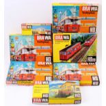 A collection of Brawa H0 scale trolley bus gift sets and associated lineside accessories, to include