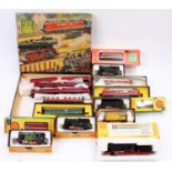 One box containing a collection of Leuke Bahnen TT gauge boxed locomotives and a train set to