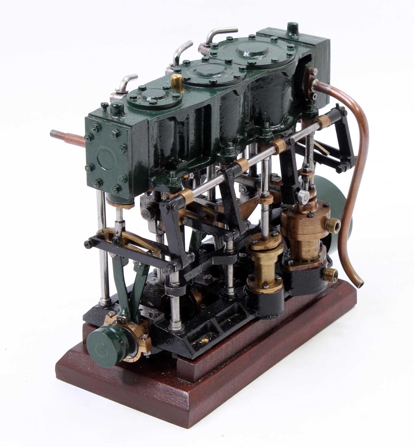 A very well engineered Stuart Turner Triple Expansion Marine Engine, original castings free - Image 3 of 4