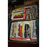 Two trays of Joal public transport diecasts