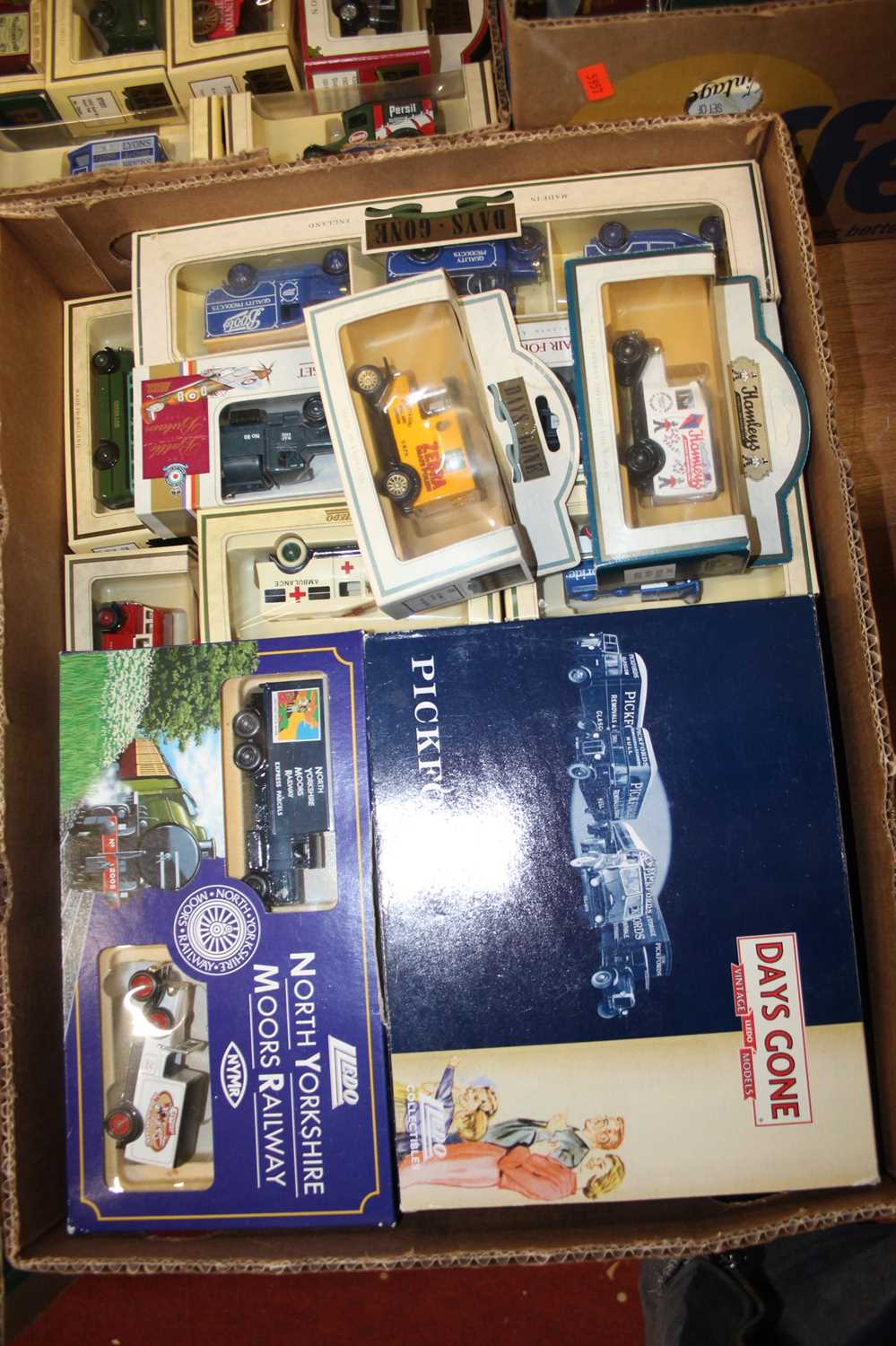 Three trays containing a collection of mixed Lledo Days Gone diecast vehicles, mixed examples to - Image 4 of 4