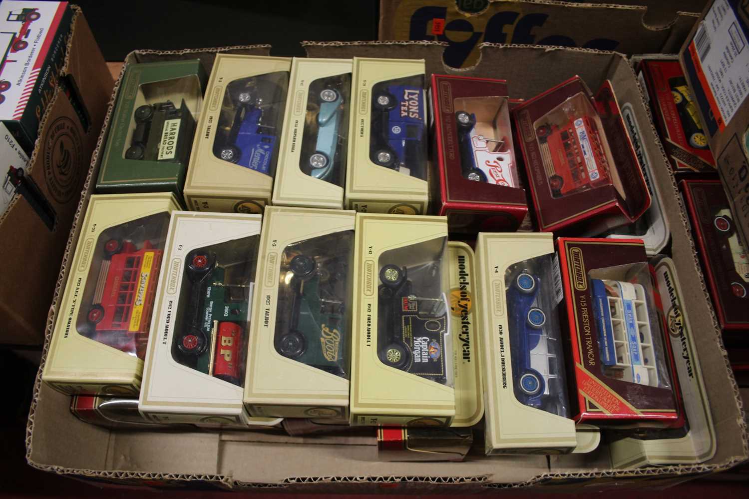 Three trays containing a collection of mixed boxed and loose Matchbox Models of Yesteryear to - Image 4 of 4