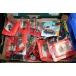 One box of mixed Del Prado military action figures, and various military related diecasts, and a