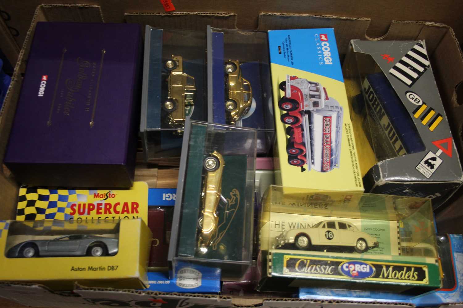 Two boxes of mixed modern issue diecasts to include Corgi Classics, Batman, Superman boxed diecast - Image 3 of 3