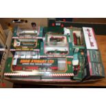 A collection of boxed Corgi and Atlas Edition Eddie Stobart diecasts to include a Ford Escort van,