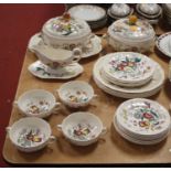 A Spode Gainsborough pattern part dinner service