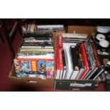 Two boxes of books relating to cinema