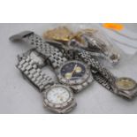 Seven vintage wristwatches