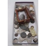 A collection of British and Commonwealth coins, to include 2000 & 2002 British £5 coins
