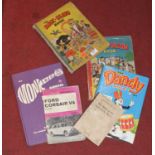 A collection of vintage Beano and Dandy annuals