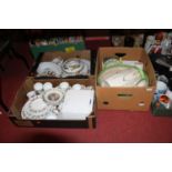 Three boxes of ceramics, to include Royal Worcester Evesham