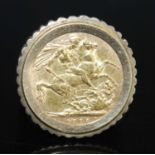 Great Britain, 1890 gold full sovereign, Victoria jubilee bust, rev: St George and Dragon above