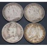 Great Britain, 1887 crown, Victoria jubilee bust, rev; St George and Dragon above date, together