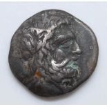 Elis, Olympia, circa 4th century BC, hemidrachm, 15mm, obv; head of Zeus facing right, rev; eagle