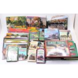 One box containing a large quantity of various railway and model railway collecting books to include