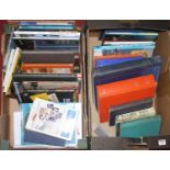Two boxes of books, mainly relating to ships