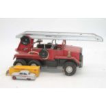 A Meccano Mogul tinplate fire engine; together with a Dinky Toys Austin A105, boxed