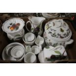 A collection of ceramics, to include Portmeirion Botanic Garden and The RHS Hooker's Fruit pattern