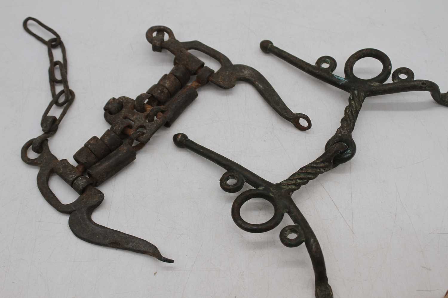 A collection of 19th century and later horse bits - Image 2 of 3