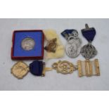 A collection of Masonic and other medals