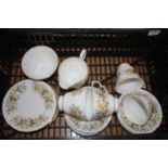 A Colclough four-place tea service