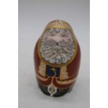 A Royal Crown Derby figure of Santa Claus, h.10cm