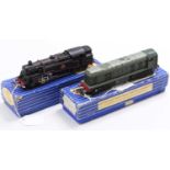 Two Hornby-Dublo 3-rail locos: EDL17 tank 2-6-4 BR lined black 80054 (VG-E) (BVG); L30 Bo-Bo